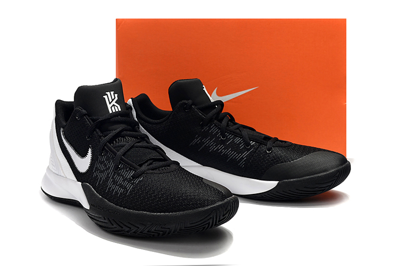 2019 Men Nike Kyrie Irving Flytrap 2 Black White Shoes